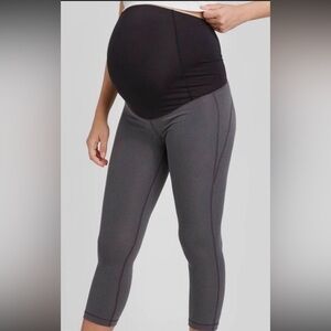 Isabel Maternity by Ingrid & Isabel Gray Leggings with Supportive Waistband